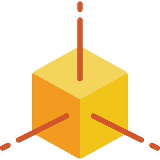 3d cube art and design axis geometry icon 3d cube art and design axis geometry icon