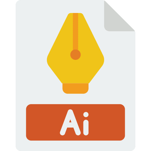 File illustrator art and design file icon File illustrator art and design file icon