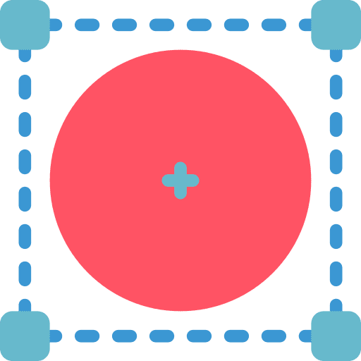 Object design size box icon Object design size box icon