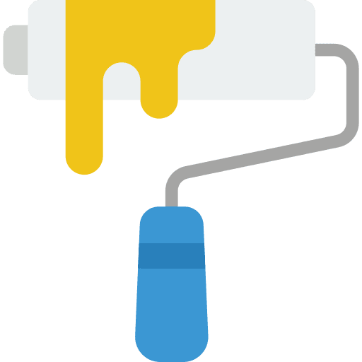 Roller ui roller brush icon