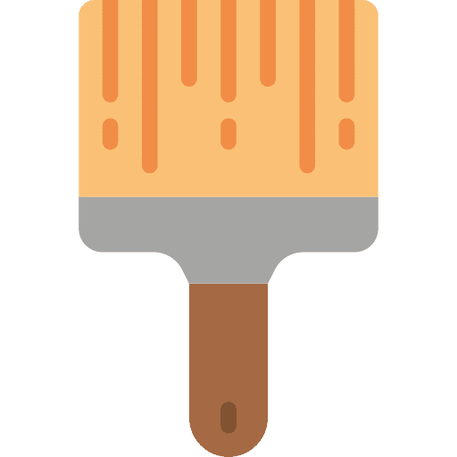 Brush brush design painting icon Brush brush design painting icon