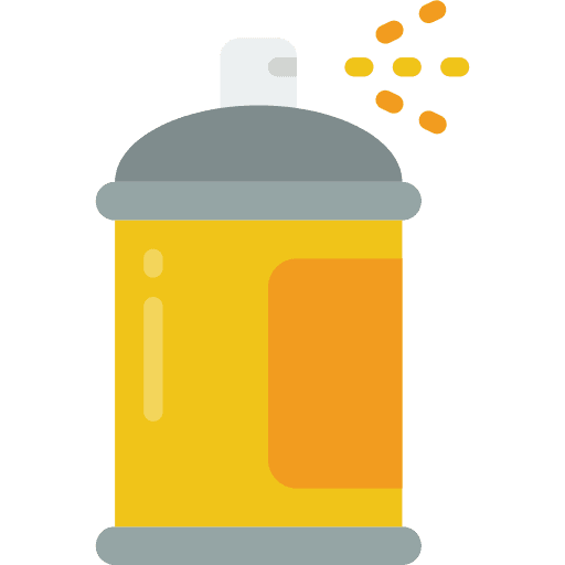 Can graphic spraying paint icon Can graphic spraying paint icon