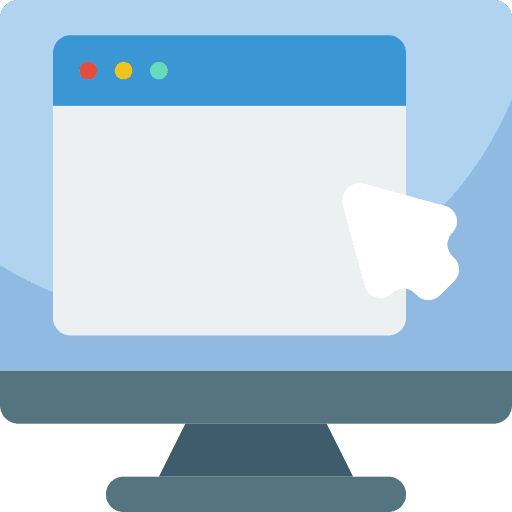Computer computer design browser icon Computer computer design browser icon