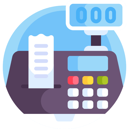 Cashier machine cashier cash register cashier machine icon