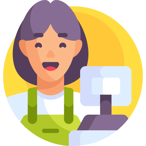 Cashier professions and jobs cashier buy icon