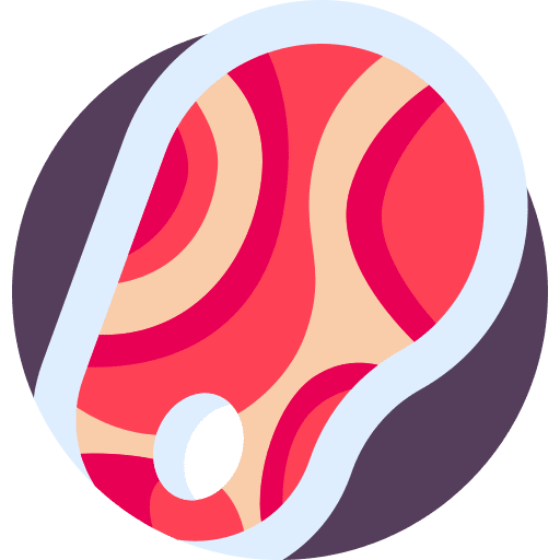 Meat restaurant proteins barbecue icon