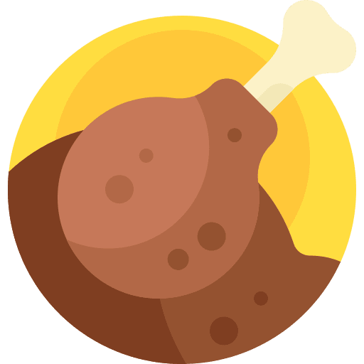 Poultry chicken leg roast chicken chicken icon