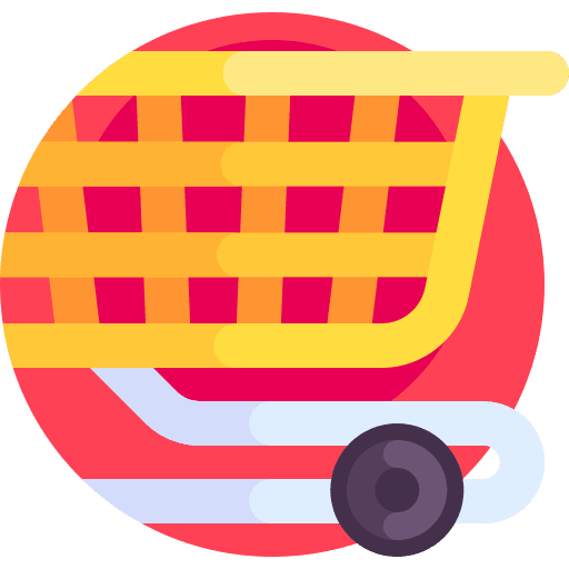 Shopping cart shopping center shop store icon