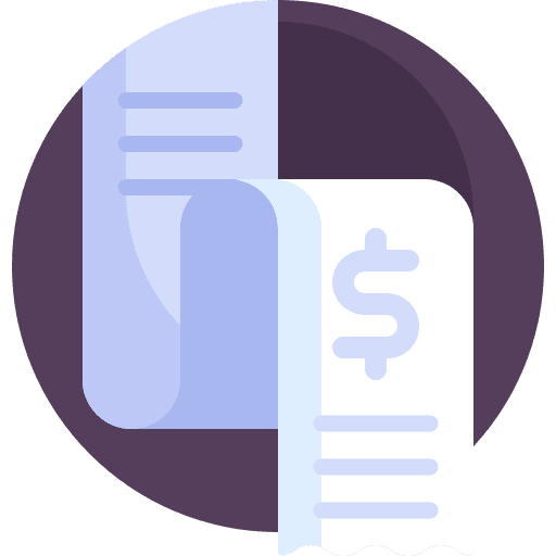 Receipt business receipt invoice icon