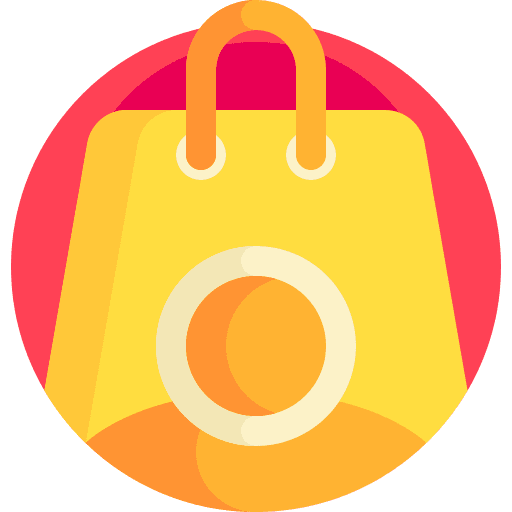 Shopping bag shopping bag bag commerce and shopping icon