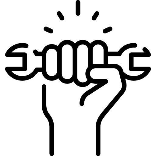 Tool fix maintenance hand icon