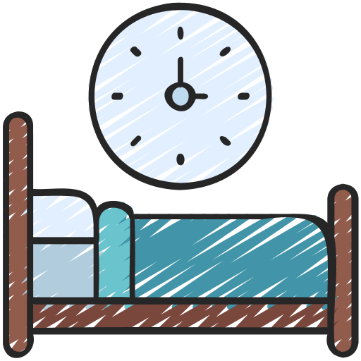Bed time bed time rest sleep icon