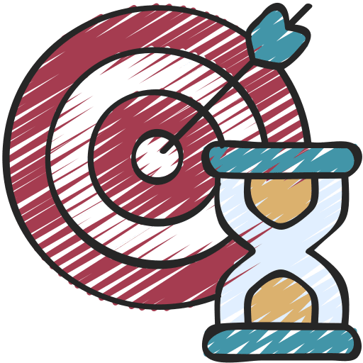 In time time and date in time deadline icon