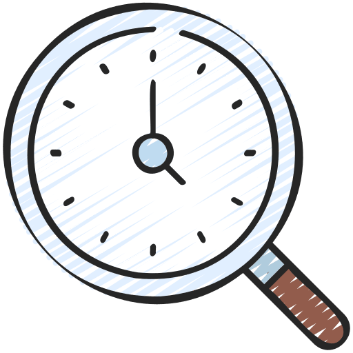Magnifier magnifier time magnifying glass icon