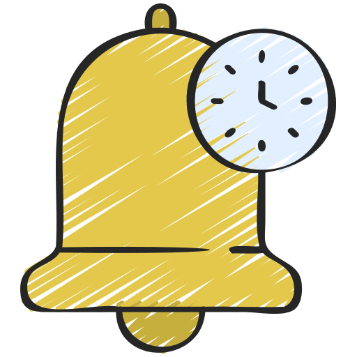 Alert alert time notification bell icon