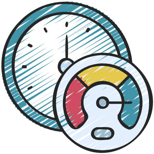 Performance performance meter time icon