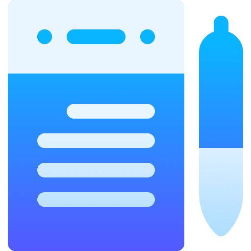 Notepad notes education notepad icon