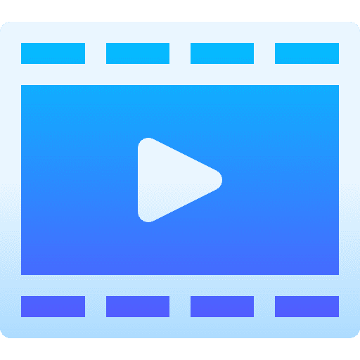 Video player music and multimedia play video edit tools icon