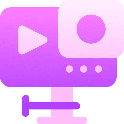 Action camera electronics photography gadget icon