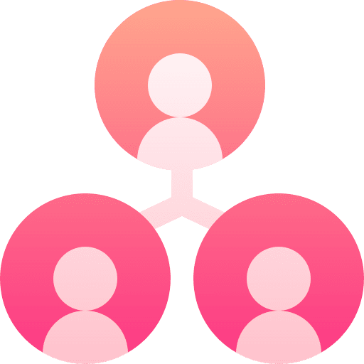 Connection association members connection icon