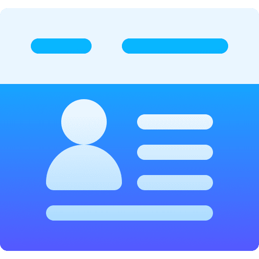 Profile profile contact list icon