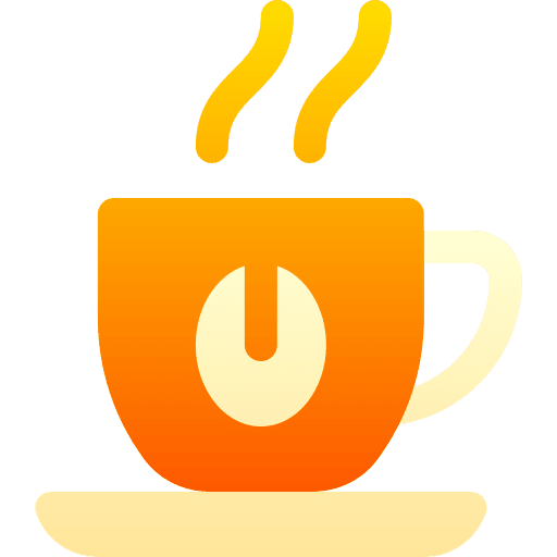 Coffee cup hot drink cup mug icon