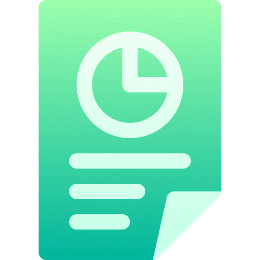 Pie chart analysis analytics business and finance icon