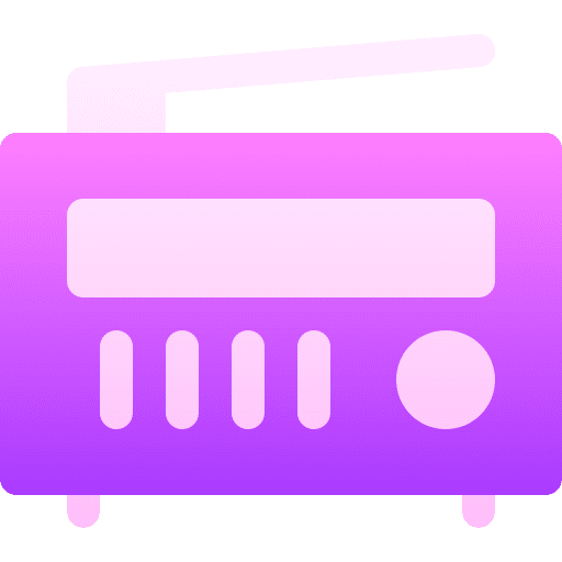 Radio technology radio antenna news icon