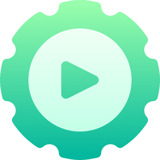 Settings play button multimedia multimedia option icon