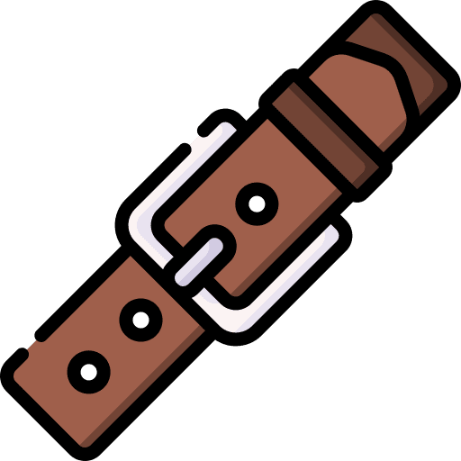 Belt leather wearing belt icon