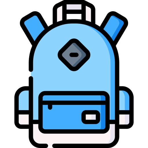 Backpack high school travel bag travel icon Backpack high school travel bag travel icon