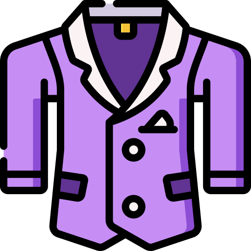 Jacket masculine clothes elegant icon Jacket masculine clothes elegant icon
