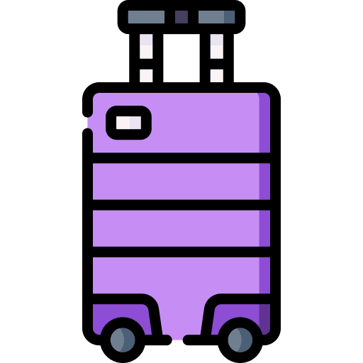 Luggage baggage trolley transport icon Luggage baggage trolley transport icon
