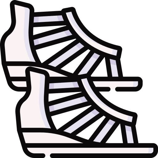 Shoes female sandals footwear icon Shoes female sandals footwear icon