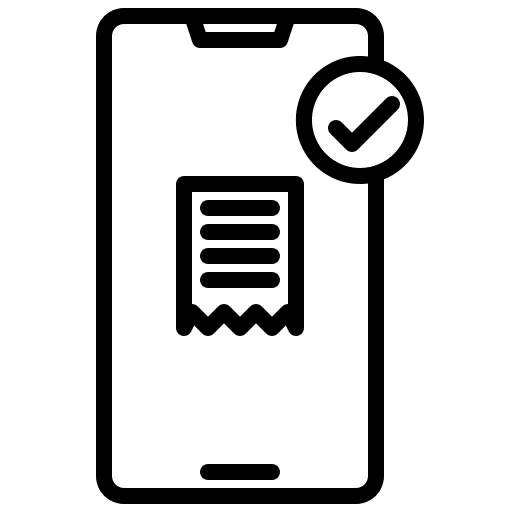 Verify payment verified credit card icon