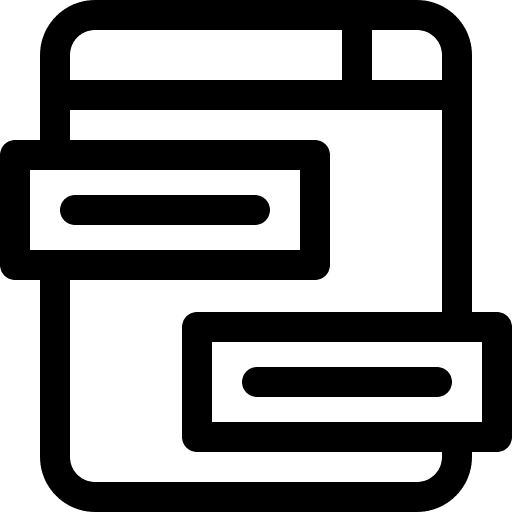 Comment browser chat bubble conversation icon Comment browser chat bubble conversation icon