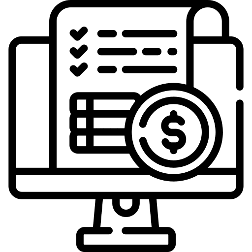 Business document online report icon