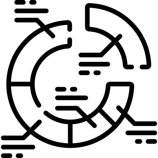 Pie chart pie chart business and finance statistics icon