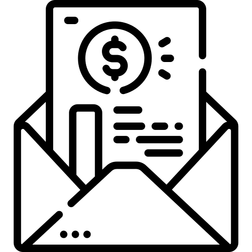 Mail result mail analysis icon Mail result mail analysis icon