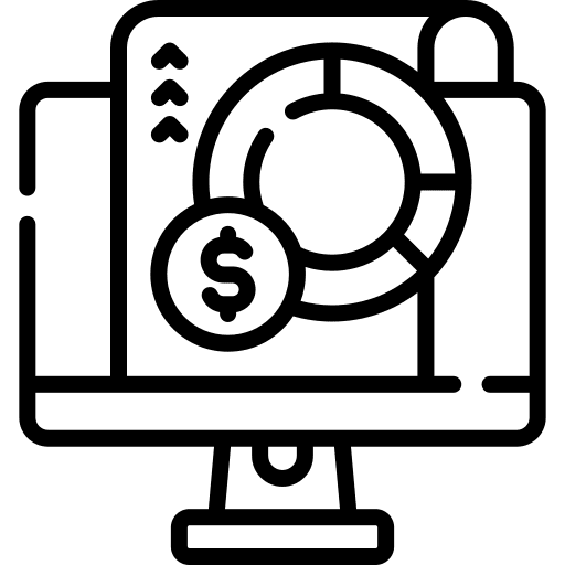 Diagram computer diagram business and finance icon Diagram computer diagram business and finance icon