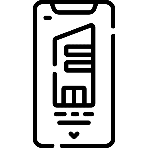 Smartphone working business mobile icon Smartphone working business mobile icon