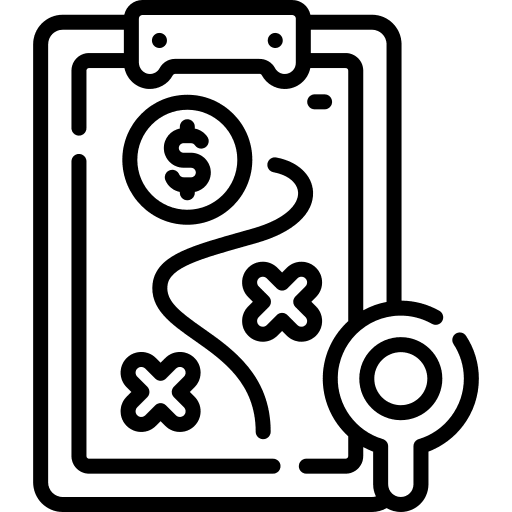 Strategy placeholder dollar planning icon Strategy placeholder dollar planning icon