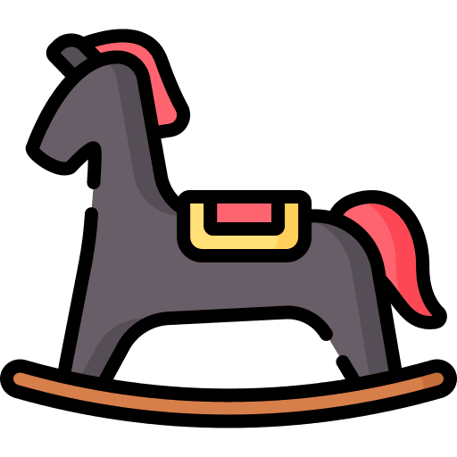 Rocking horse rocking horse play toy icon Rocking horse rocking horse play toy icon