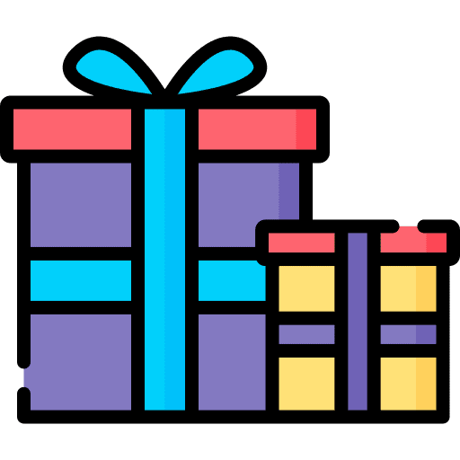 Giftbox package product surprise icon Giftbox package product surprise icon