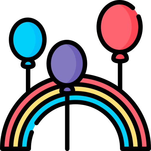 Balloons celebration birthday and party balloons icon Balloons celebration birthday and party balloons icon