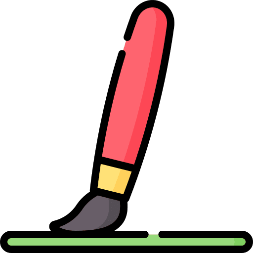 Paint brush art and design paint brush artist icon Paint brush art and design paint brush artist icon