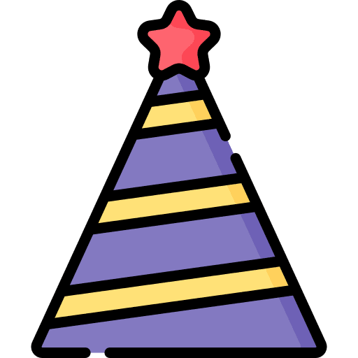 Party hat birthday and party party hat festival icon Party hat birthday and party party hat festival icon