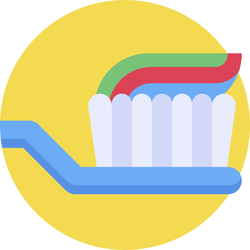Toothbrush dental toothbrushing clean icon