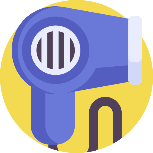 Hair dryer hairdresser hair dryer beauty icon Hair dryer hairdresser hair dryer beauty icon