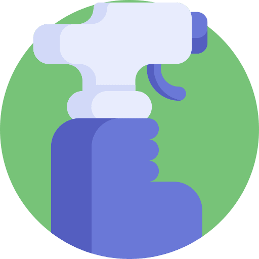 Spray hairspray furniture and household bottle icon Spray hairspray furniture and household bottle icon